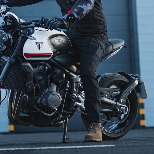 Oxford Original Approved AA Motorcycle Motorbike Protective Cargo Trousers Black - 第 2/12 張圖片