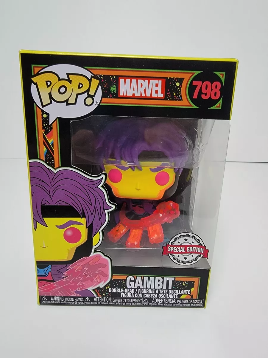 Funko Pop! Marvel Gambit 798 Exclusivo Original Boneco Colecionavel - Moça  do Pop - Funko Pop é aqui!