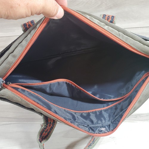 Life Is Good Computer Bag Soft Side Carry Zippers Compartments Loops Messenger - Picture 9 of 16
