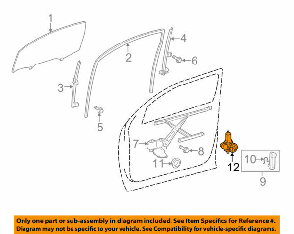 85710-35180 Toyota Motor assy, power window regulator, rh 8571035180, New Genuin