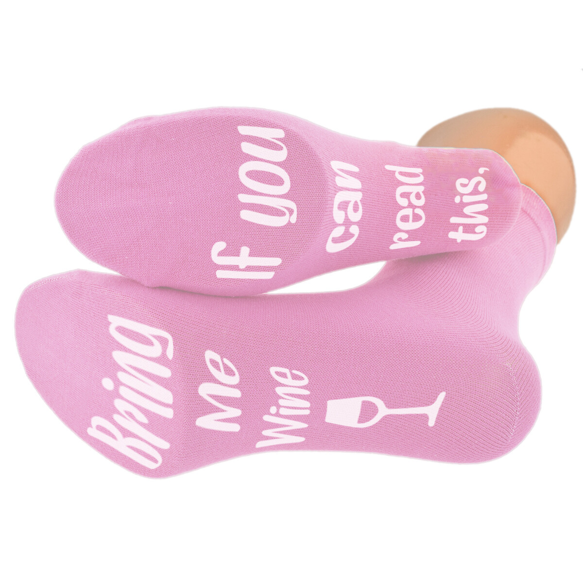 SAOLA Calze da donna If You Can Read This Bring Me suola vino design Regno Unito taglia 4 8 X6N934