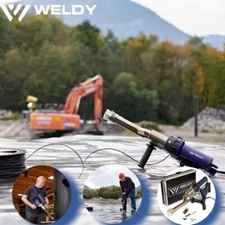 Weldy EX3 Plastic Extrusion Welding Machine Extruder Welder Heat Gun Booster