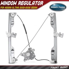 Power Window Regulator for Nissan Altima 2002-2006 Sedan Front Right Passenger