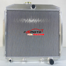 For 1957-1960 58 59 Ford F-100 Truck Chevy Configuration V8 At Aluminum Radiator