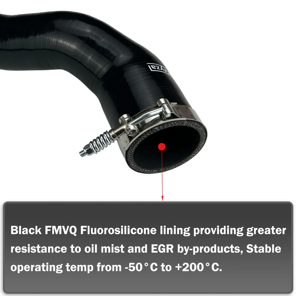 Intercooler Piping Hose for Mitsubishi Triton GL GLX GLX-R MN ML 2.5L 1505A088 - image 4 of 4