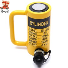 10 Ton Hydraulic Cylinder Jack Single Acting 4 Stroke Solid Hydraulic Ram Jack 10 Ton Hydraulic Cylinder Jack Single Acting 4 Stroke Solid Hydraulic Ram Jack