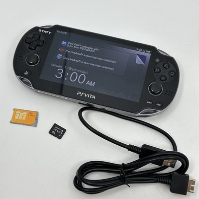 Sony Playstation PS Vita PCH-1101. 3G/WiFi. Console w/ 4gb Card Tested Working