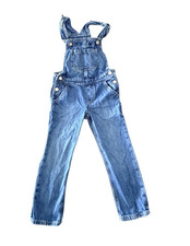 GAP Denim Kids Overalls Size 4 Years Blue Jeans Adjustable Strap Bib Overalls