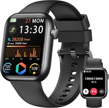 Smartwatch Mujer Hombre con Función Teléfono Reloj de Pulsera para iPhone Samsung Huawei