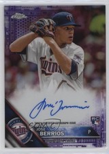 2016 Topps Chrome Rookie Purple Refractor 155/250 Jose Berrios #RA-JOS Auto 13c1