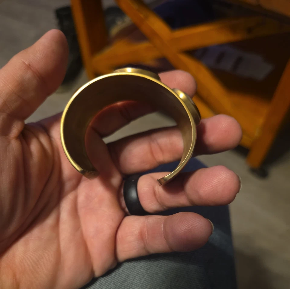 BRAZALETE BRAZALETE LUCAS JACK LONDRES 14kt Chapado en Oro sobre Latón NUEVO Auténtico  Foto 2 de 4