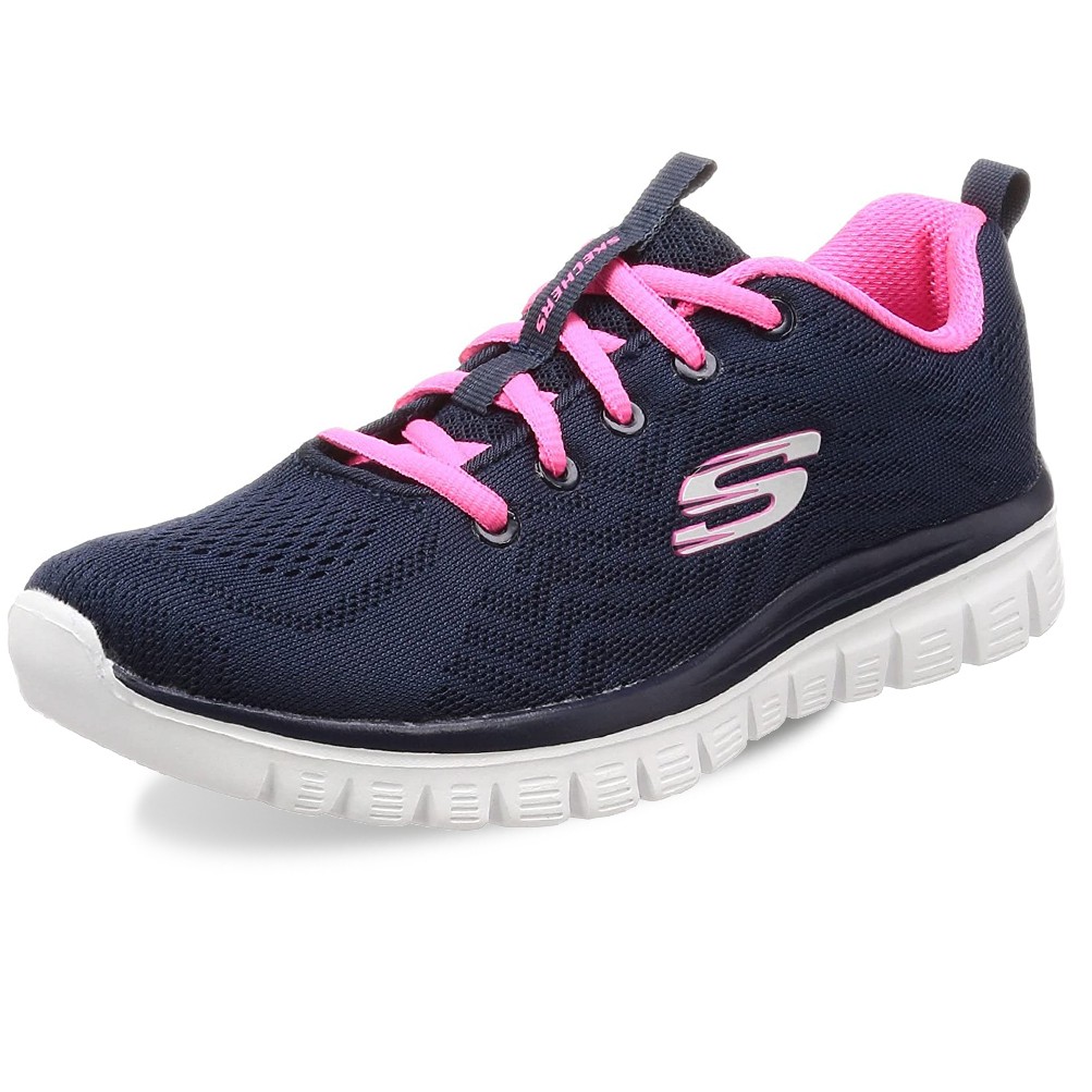 Skechers Schuhe Graceful Get Connected Gre 37 12615-NVHP Blau 10790₽