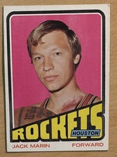 Jack Marin 1972-73 Topps Basketball Card #70, EX+, Houston Rockets