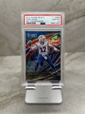 Reigning MVP 2019 Panini Select Field Level Josh Allen #262 Tri-Color Prizm /99