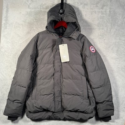 Canada Goose MacMillan Parka Mens L Granite Grey Down Filled Hooded 2080M