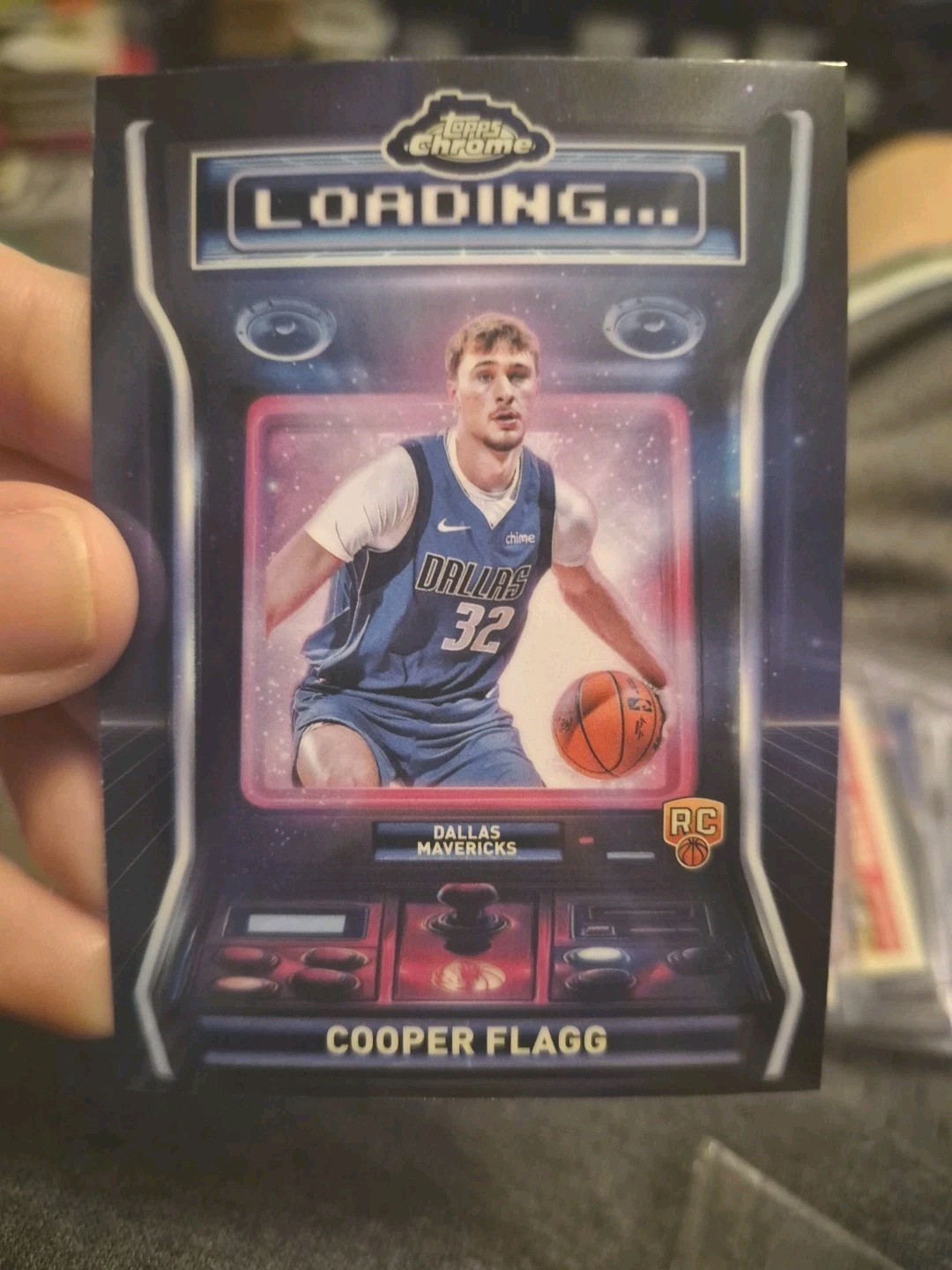 Cooper Flagg Loading RC TOPPS CHROME 2025