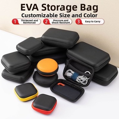 EVA Kopfhörer Case mit Festplattenbox für Kabel Ladegerät und Elektronik