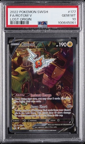 Rotom V graded PSA 10 for sale on eBay
