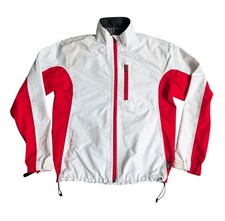 Galvin Green Goretex Paclite wei&szlig;/rot Shell Golf wasserdichte Regenjacke Small
