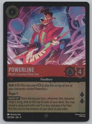 Powerline - World's Greatest Rock Star 110/204 Fabled Cold Foil
