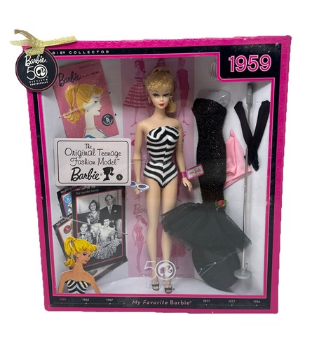 2008 The Original Teenage Fashion Model Barbie 1959 50th Anniversary #N4974 NIB