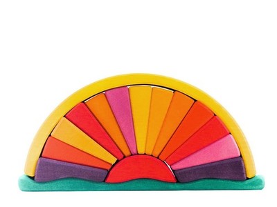 NIC Toys Glueckskaefer Sunray Arch Yellow