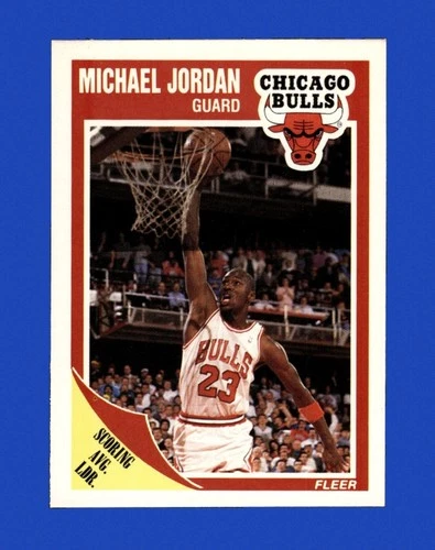 1989-90 Fleer Set-Break # 21 Michael Jordan NM-MT OR BETTER \*GMCARDS\*