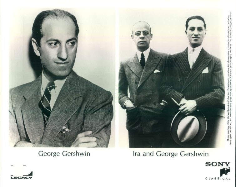 Press Photo: GEORGE & IRA GERSHWIN 8x10 B&W