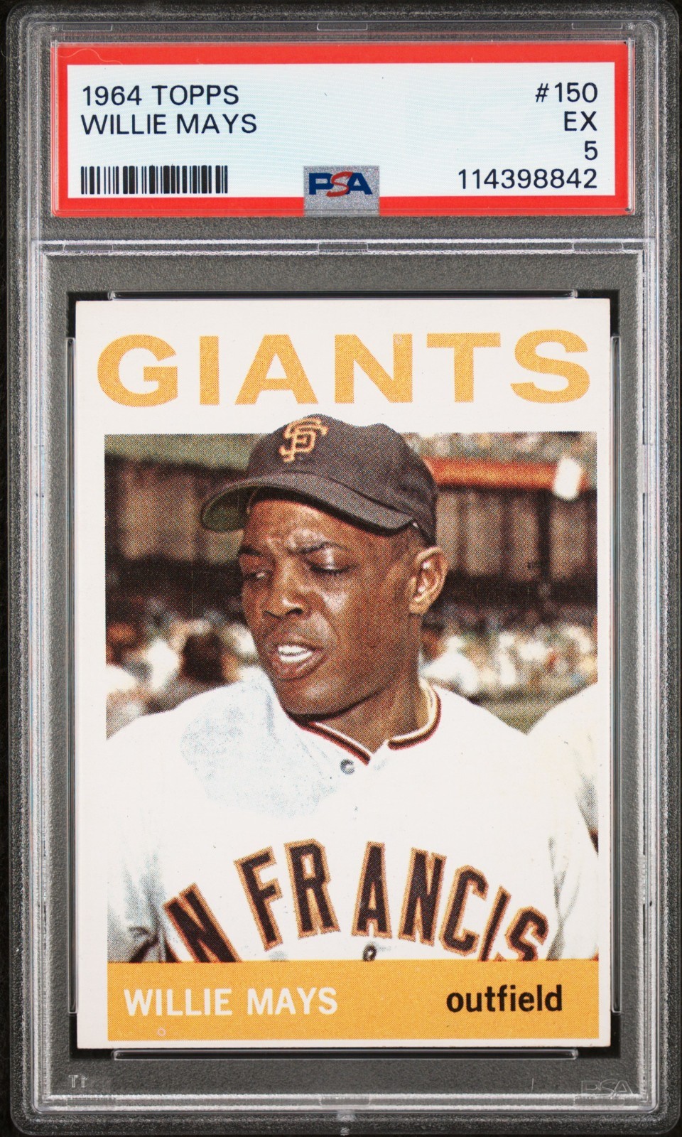 1964 Topps Willie Mays #150 PSA 5