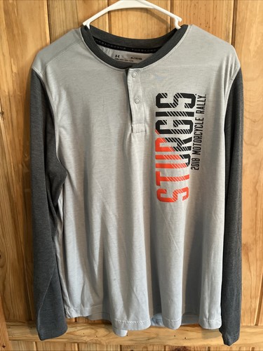 STURGIS 2018 Motorcycle Rally Long Sleeve Under Armour Threadbare Shirt ...