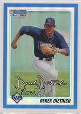 2010 Bowman Draft Chrome Picks Blue Refractor 26/199 Derek Dietrich #BDPP16 0qn