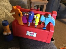Handy Manny Tool Box Storage Case with Handle And Tools Singing And Dancing