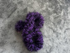 Black   And Purple Tulle Boa &ndash; Fluffy Burlesque Drag Festival Costume Scarf