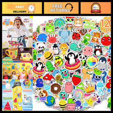 1200 Pcs Cute Waterproof Stickers for Kids - Kawaii Vinyl School Supplies, Gifts
