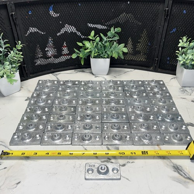 #ad #ad 49 QTY SIOUX CHIEF 541 GPK2 TOP PLATE CONNECTOR GALVANIZED 3 8quot; ALL THREAD ROD $265.00