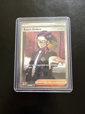 Pokemon TCG Boss s Orders 256/217 Full Art Trainer Ascended Heroes  