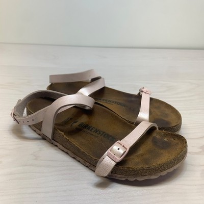 Birkenstock Blanca Birko-Flor sandals with ankle strap Pink Shimmer EU 37 US 6