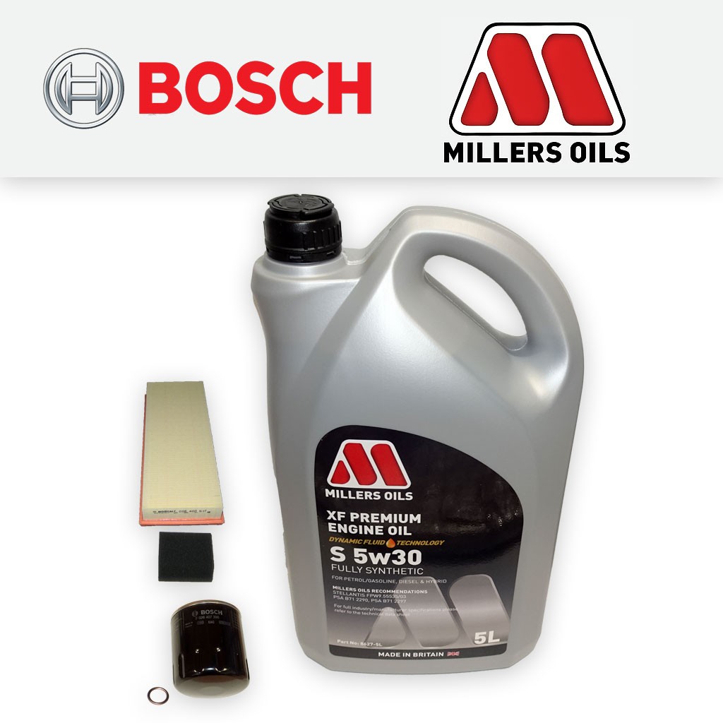 SERVICE KIT for VAUXHALL OPEL CORSA F MK5 1.2 T OIL AIR FILTERS +OIL (2019-2025)