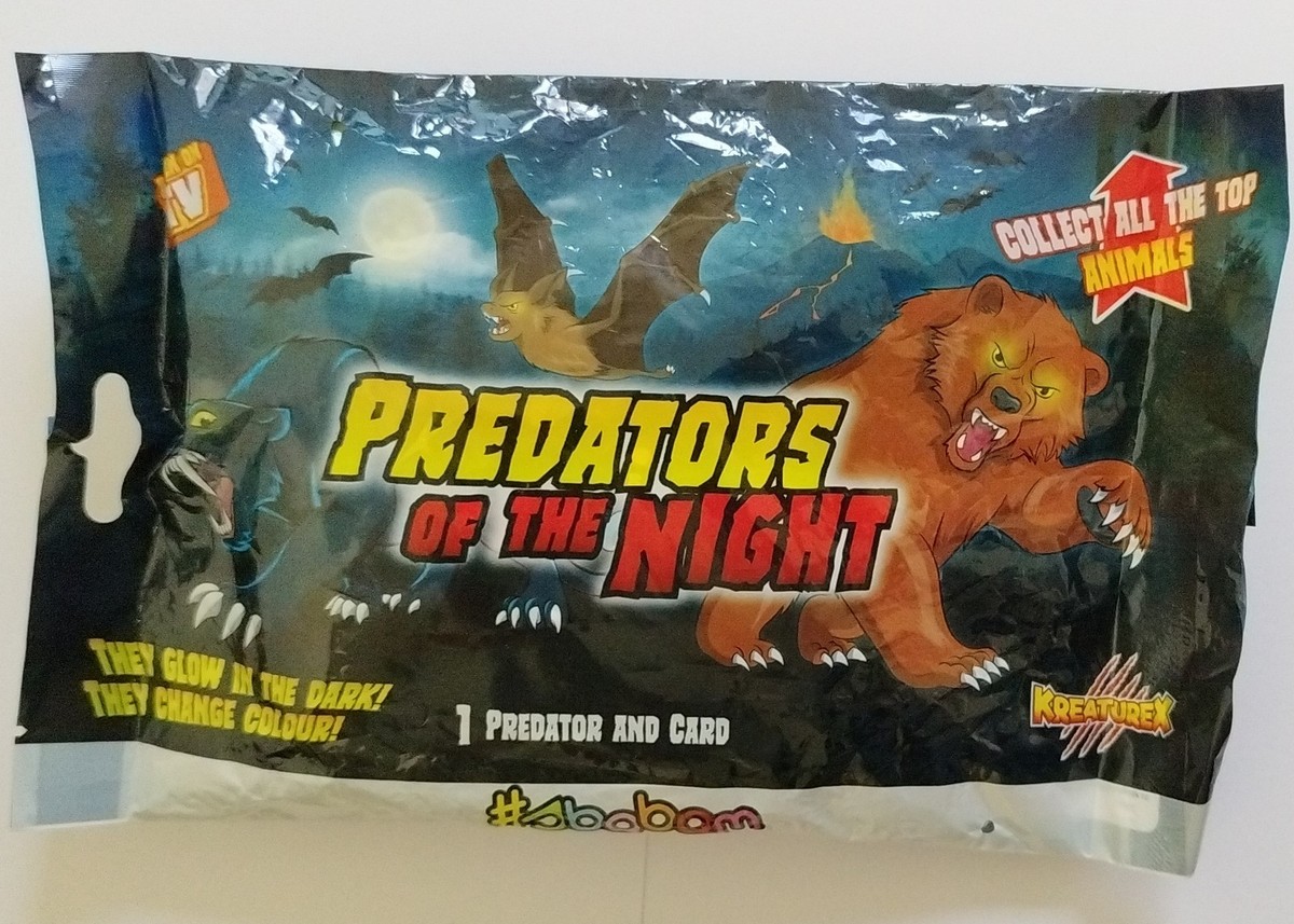 Kreaturex Predators of the Night Blind Pack 3D Animal Sbabam | eBay