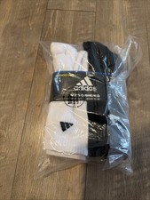 Adidas Mens Athletic Cushioned Crew Socks 6 Pack - Men  s size 12-1 5 US