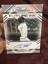 2024 Panini Flawless Future Ink /25 Carson Williams #FI-CW Auto