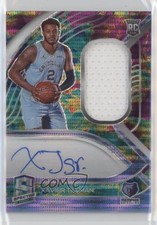 2020 Panini Spectra Rookie Jersey Celestial Prizm 40/99 Xavier Tillman Auto s3g