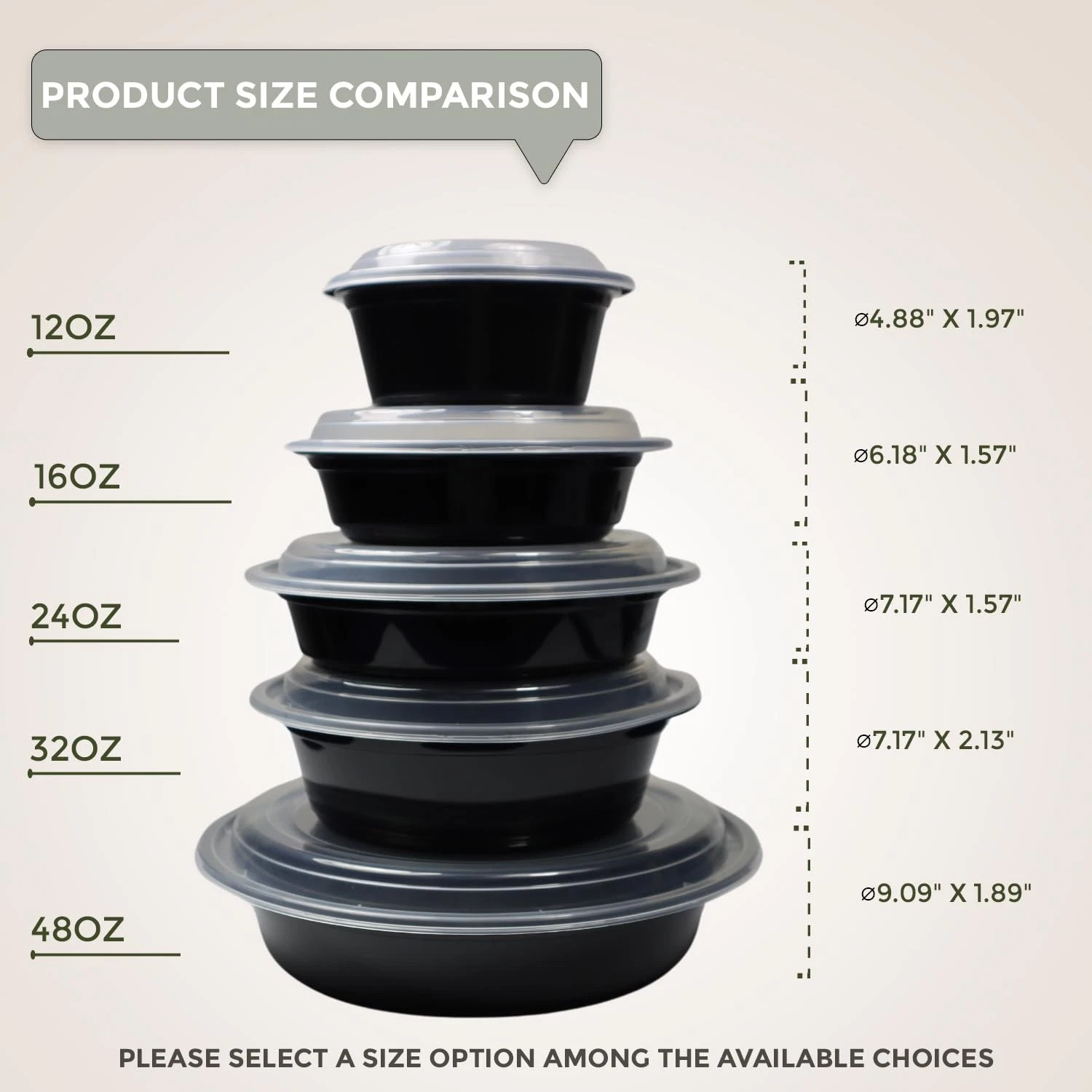 Klex Meal Prep Containers - Thumbnail 2