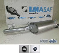 Imasaf ESD Auspuff Endtopf+Anbauteile für VW Passat Variant 32B 2.0+ 2.2 Syncro