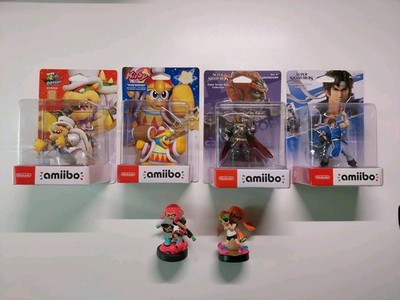 NEU Nintendo Amiibo Smash Bros Mario Odyssey Wedding Bowser, Ganondorf, Splatoon