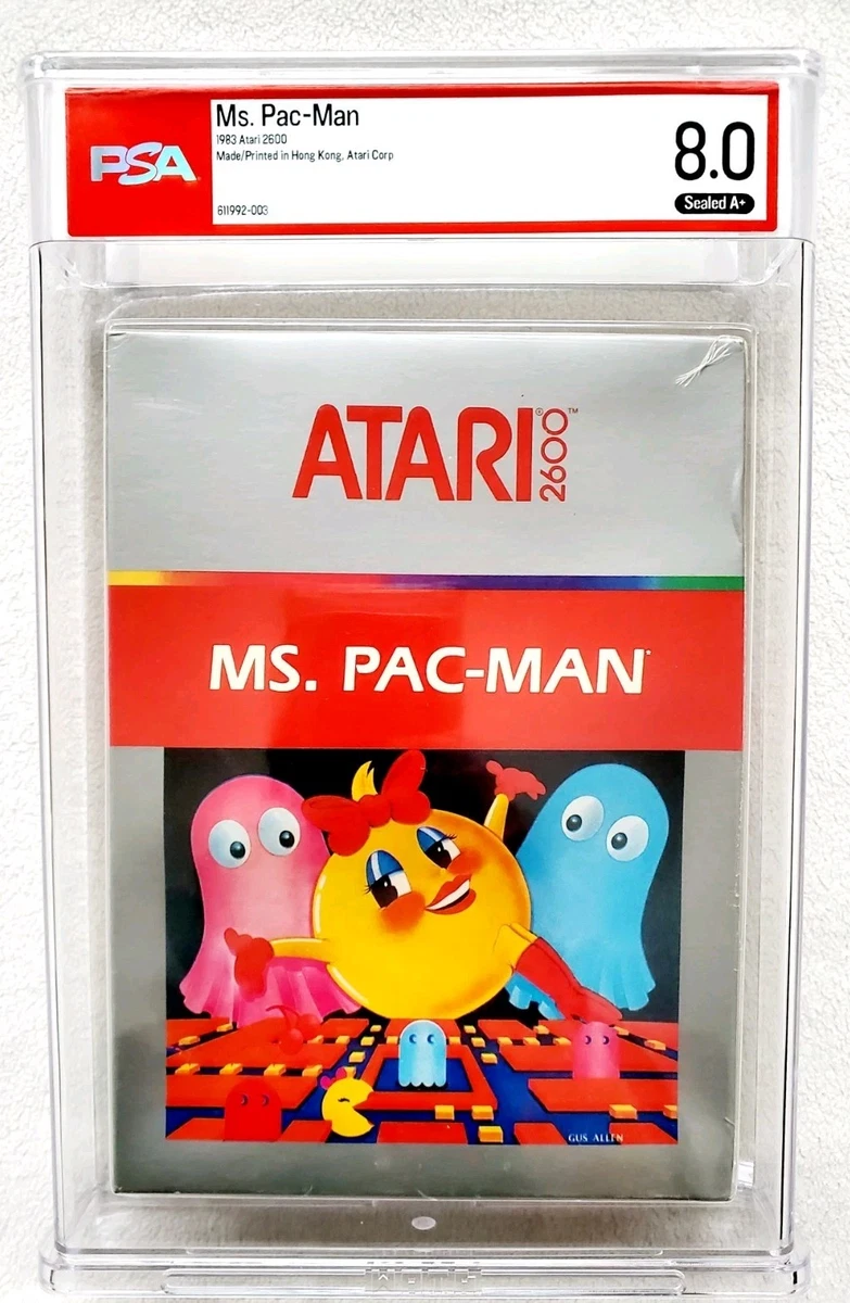Jeu Atari 2600 Ms. Pac-Man - Vintage 1983 - Bon état - Collection