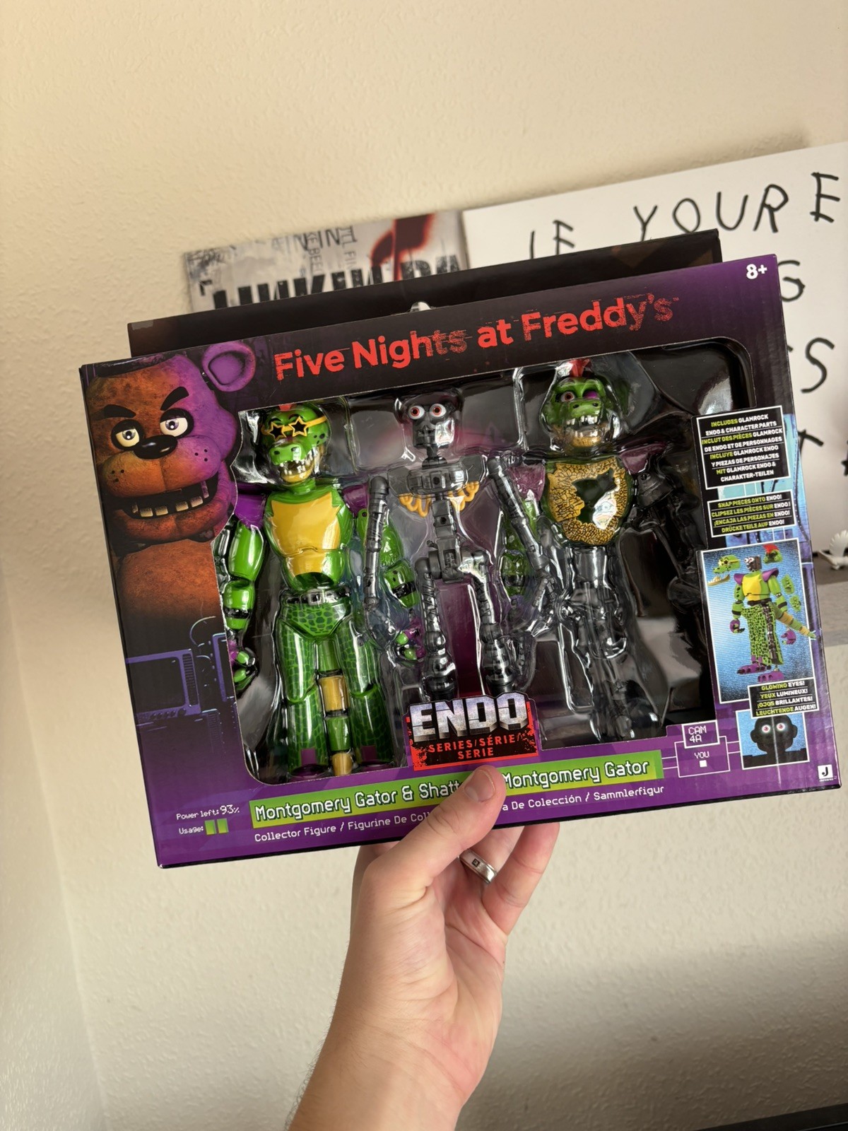 Edición Limitada FNAF Jazzwares Serie Endo Montgomery Gator Acción - Auténtico ✅