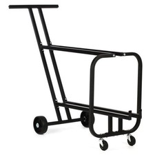 Music Stand Cart with Wheels, Portable Metal Music Rack Stand Dolly