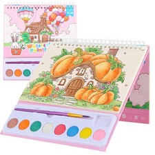 Watercolor Coloring Books Paint Book 1 Count Pack of 1 , Pink