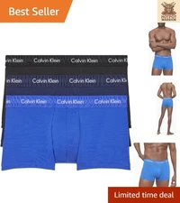Cotton Stretch Low Rise Trunks 3-Pack for Men - Soft, Stylish & Functional
